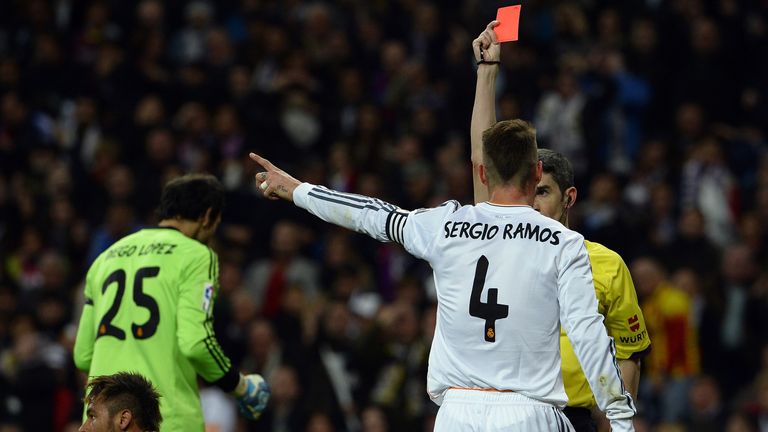 Sergio Ramos và những thẻ đỏ - Treo giò là gì?